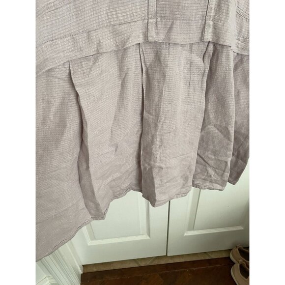 A Rare Find! Vintage Jeanne Engelhart Angelheart Designs 100% Linen Dress Large - Picture 9 of 14